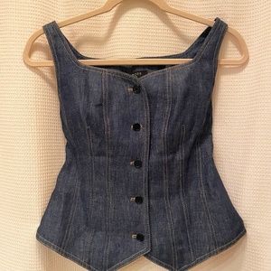 Talbot denim vest